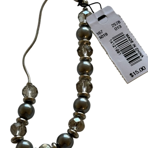 THE LIMITED PEARL & CRYSTAL BEADS BRACELET - Picture 4 of 4